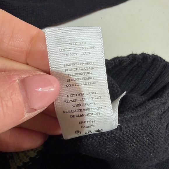 Rails Perci Leopard Sweater XXS Black Cotton Cashmere Jagged Tiger Colorful - Picture 8 of 8